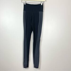 Erin Snow Full Length Leggings Woman’s size SX Black and Gray